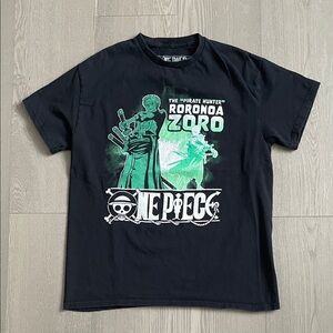 One piece anime pirate hunter t shirt